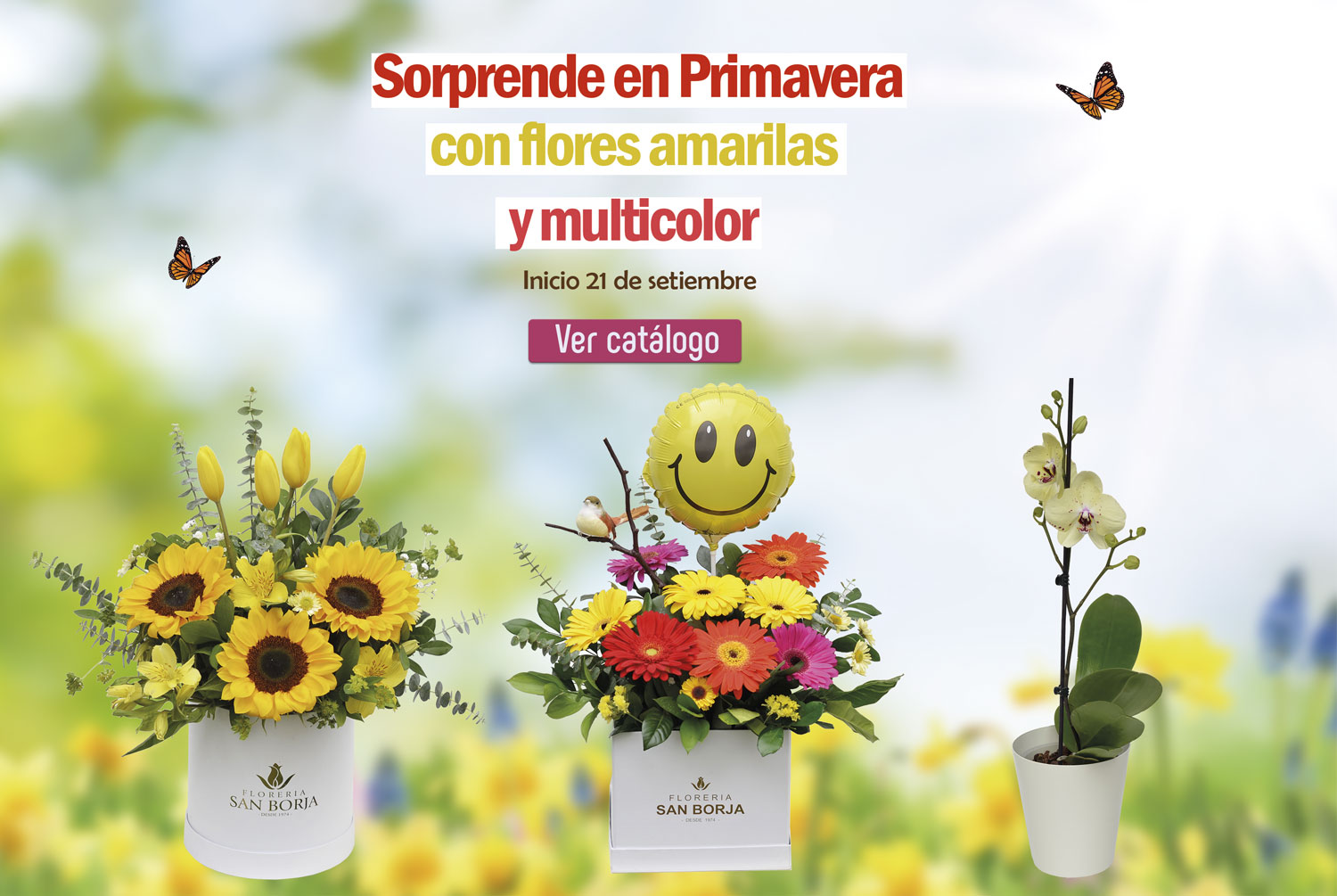 Inicio arreglos florales blancos