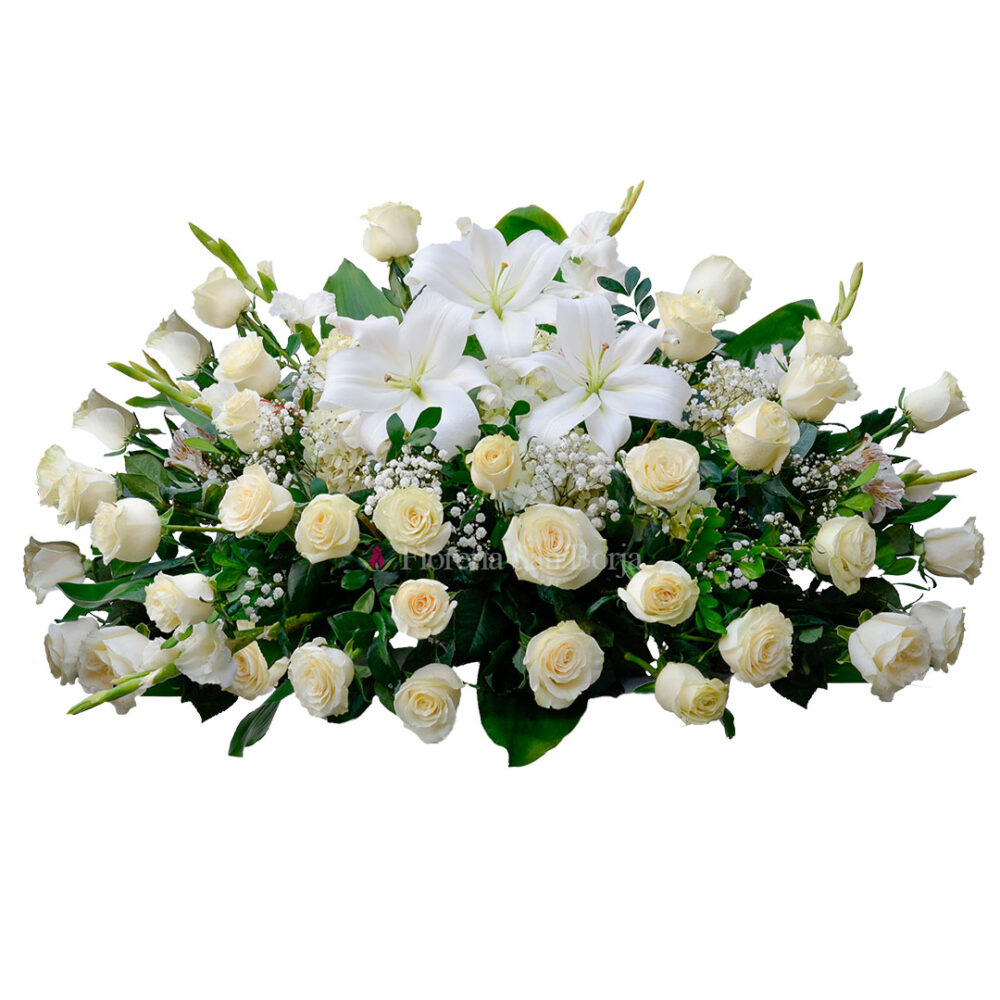 Manto defuncion con 30 rosas D149 Manto defuncion con 30 rosas