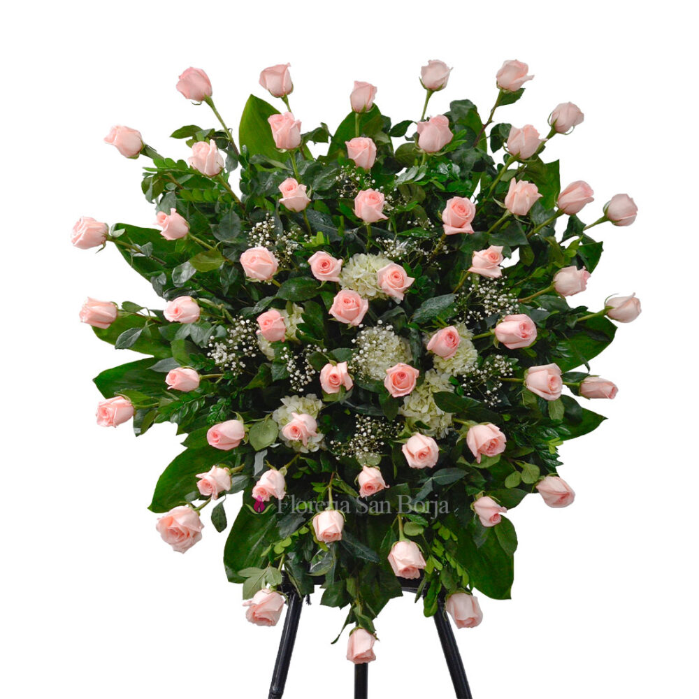 Arreglo Funerario D17 Corazón con Parante Arreglo Funerario con parante D3