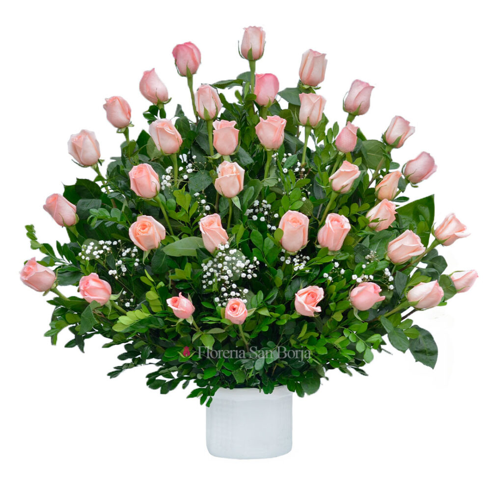 Modelo Florida – 36 rosas rosadas Modelo Florida – 36 rosas rosadas