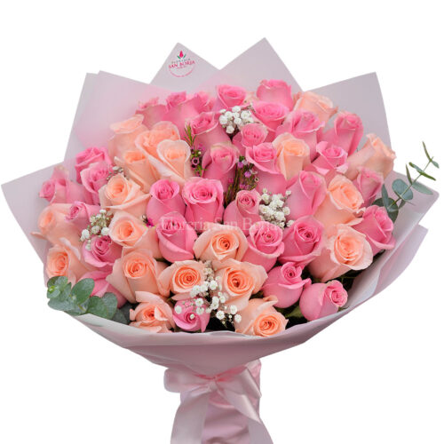 Ramo Barbie con 50 rosas