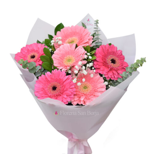 Ramo con 6 Gerberas