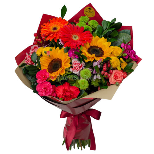 Ramo con flores mixtas especial