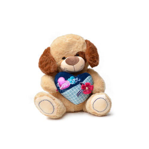 Oso mediano con corazón