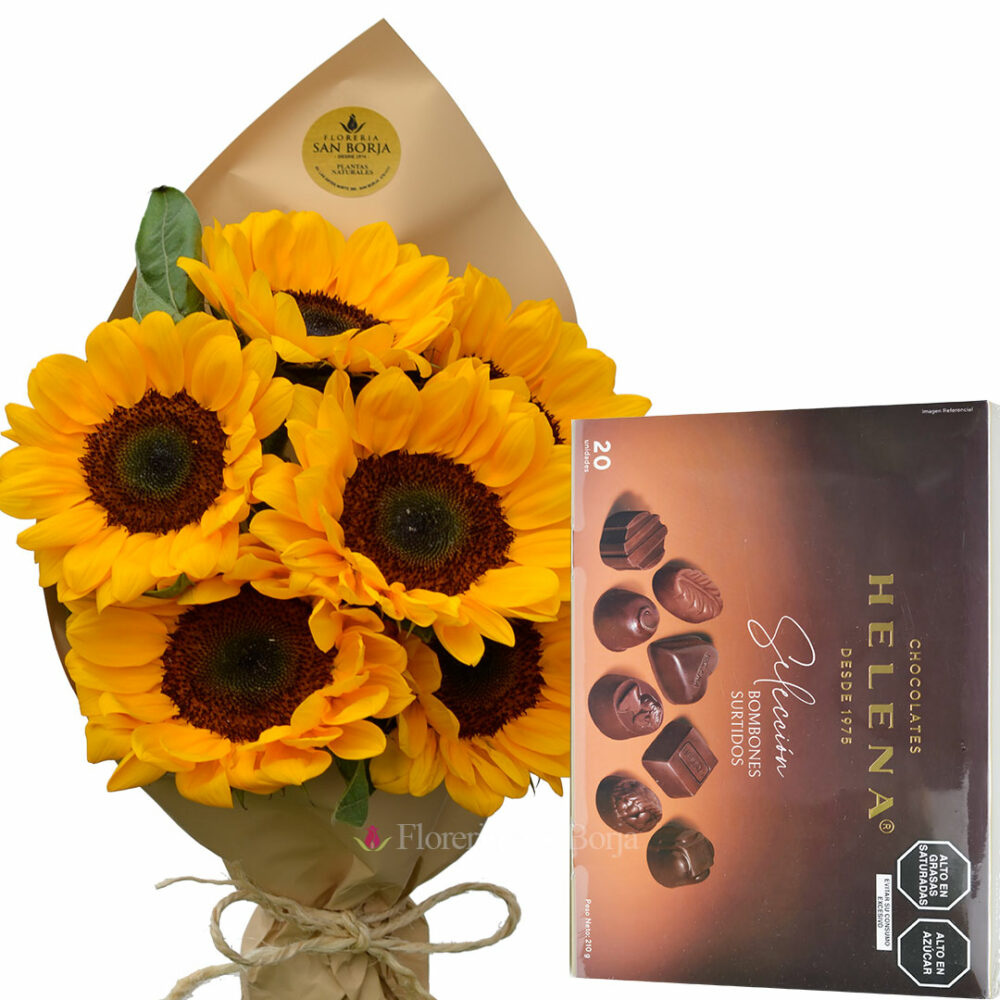 ramo de girasoles 