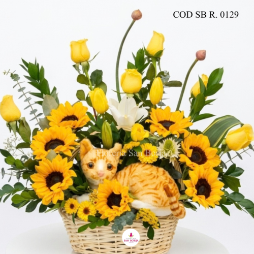 Gatito en primavera