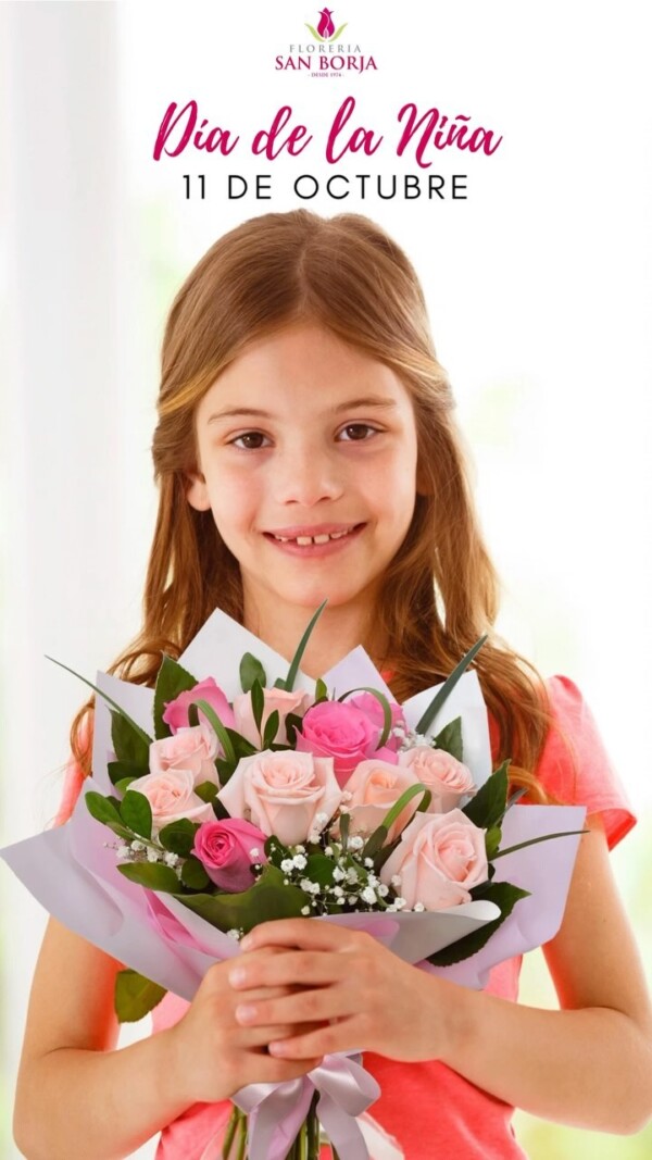 🌸✨ ¡Celebremos la magia de ser niña! 🌸✨
Este 11 de octubre se celebra el Día de la Niña, sorprende con la dulzura de nuestros ramos de flores, boxes llenos de color y plantas que alegran cualquier rincón. 💐🎁🌱
.
.
.Diadelaniña FloresParaNiñas floreriasperu floreriaslima floristerialima floresperu rosasperu arreglosflorales deliveryrosas boxdeflores detallesparaniñas floreriasanborja regalosniñas